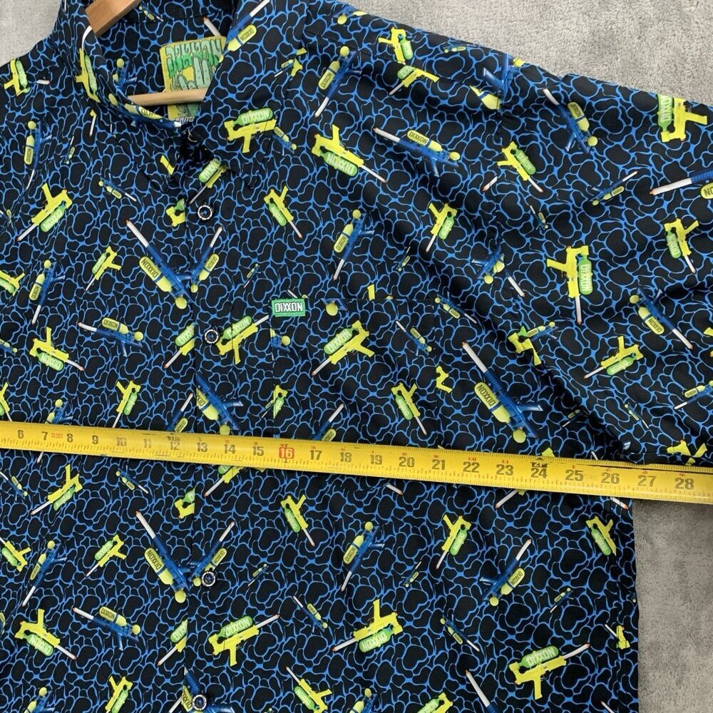 Dixxon Flannel Co Shirt Mens XXL Super Soaker 5000 Water Blaster Button Down Top - Picture 3 of 9